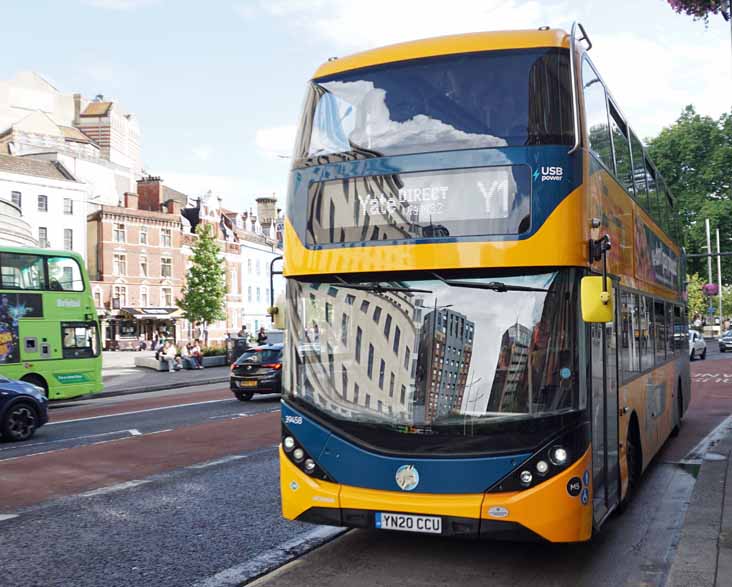 First Bristol Scania N280UD Alexander Dennis Enviro400CNGCITY 39458 Lynx